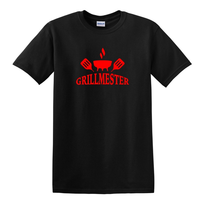 Grillmester egyedi grafikás férfi póló