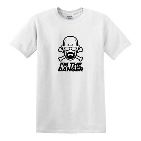 I am the danger fejes egyedi grafikás férfi póló