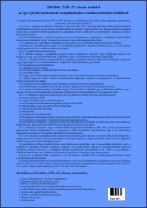 Javító-karbantartó szolgáltatásokra vonatkozó jogszabályok