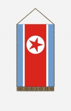 Koreai NDK asztali zászló