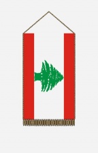 Libanon asztali zászló
