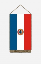 Paraguay asztali zászló