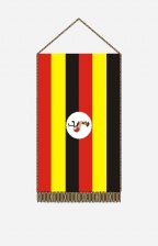Uganda asztali zászló